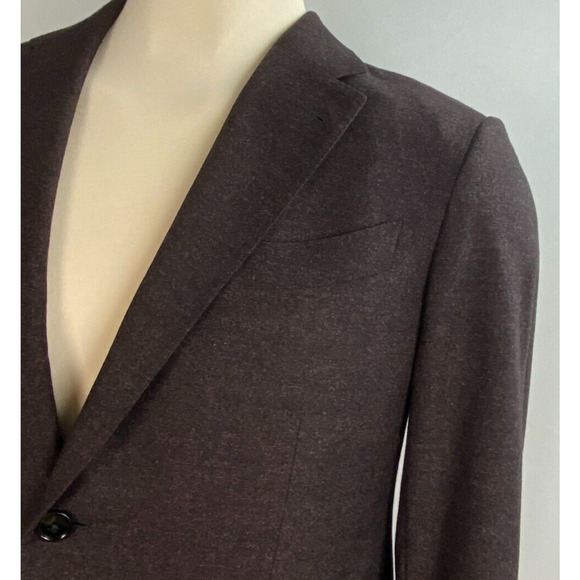 CURRENT Ermenegildo Zegna Mil. Easy 14MILMIL14 Jacket Wool Silk Cashmere US 40C - Picture 2 of 12